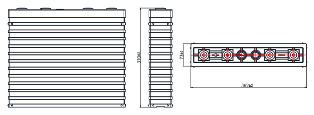 Цикл 12v 400ah перезаряжаемые пакета литий-ионного аккумулятора Lifepo4 глубокий для грузоподъемника 1